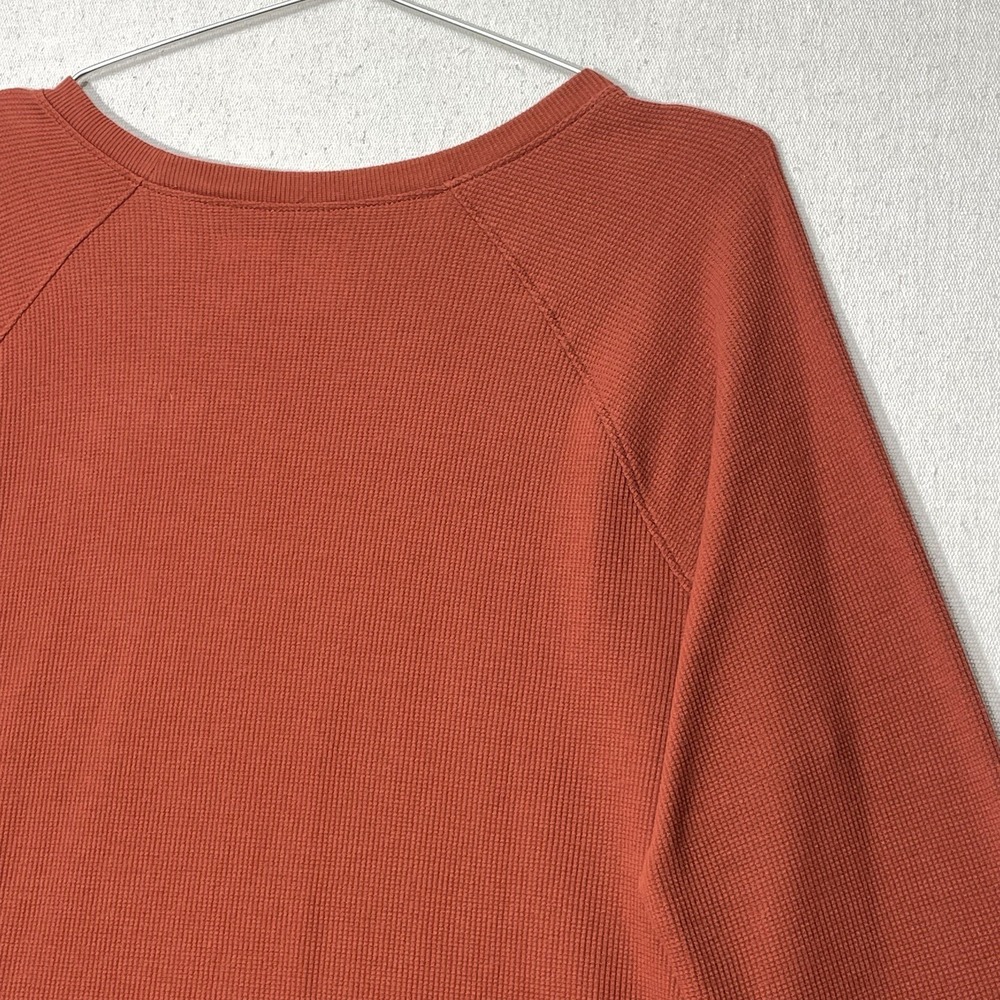 5.11 Tactical XL Thermal Long Sleeve Shirt Waffle Knit Rust Orange Outdoor - Picture 7 of 13